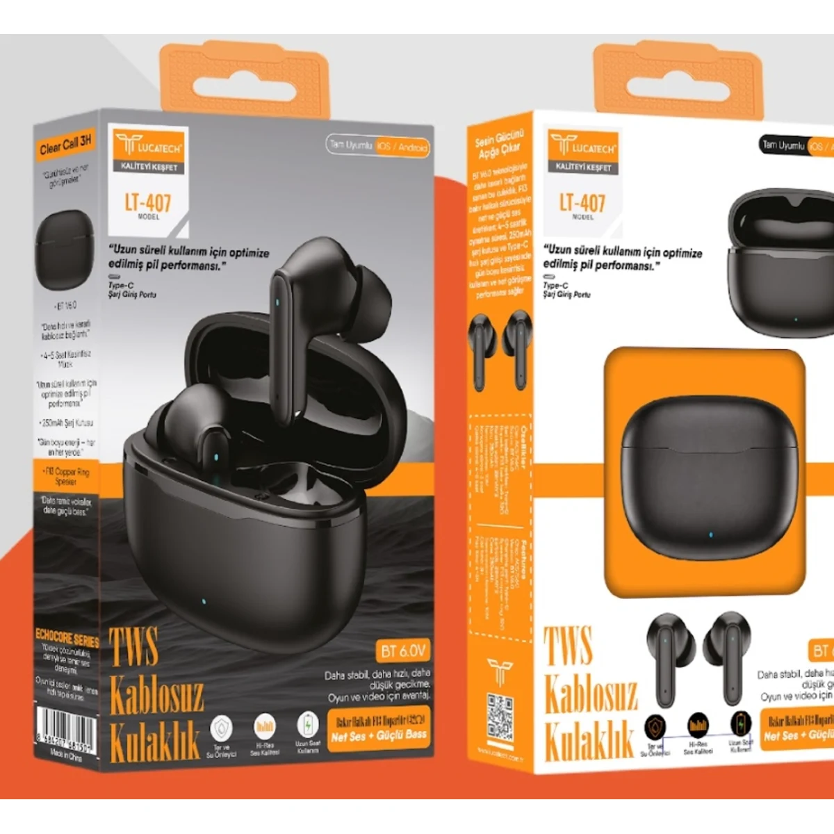 BLUETOOTH 6,0V TWS WİRELESS KULAKLIK