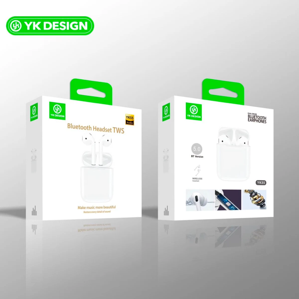 Beyaz Bluetooth Kulaklık